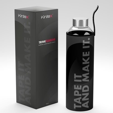 Bild von Kintex Trinkflasche aus Glas - 750ml schwarz